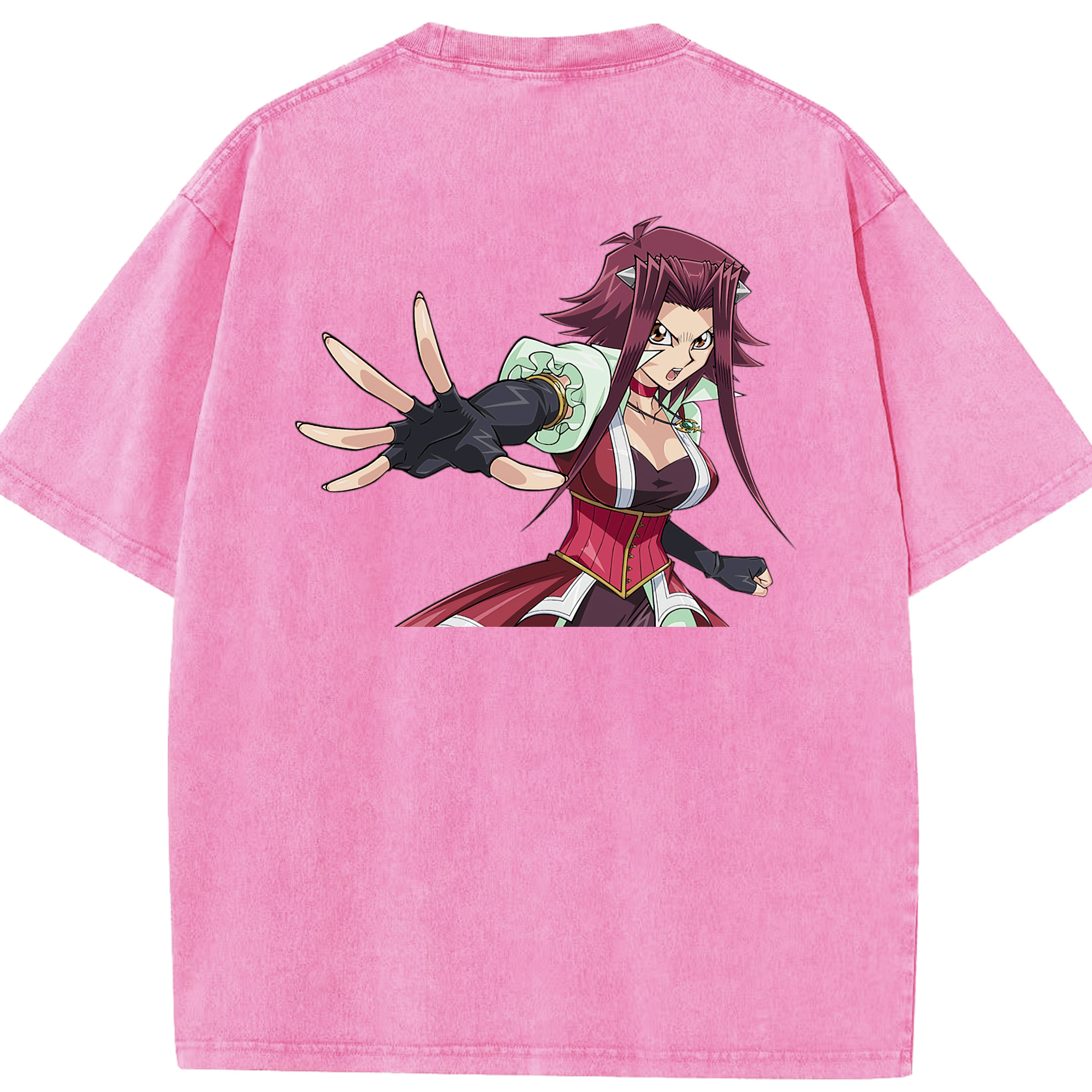 （画像用） 遊☆戯☆王 Yu-Gi-Oh! 綿100% ヴィンテージ風 半袖Tシャツ（背面プリント）